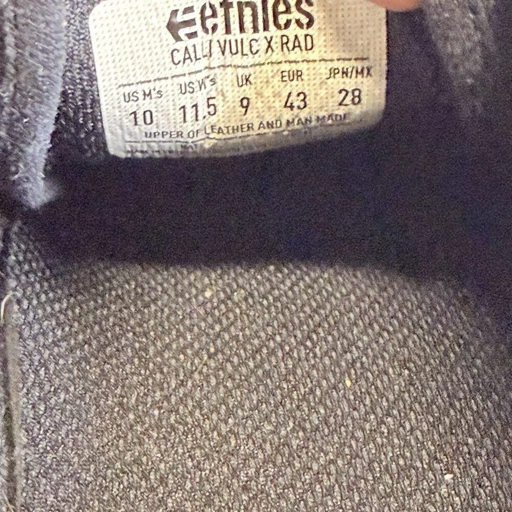 Etnies Calli Vulc Raw Skate Shoes - Picture 7 of 8